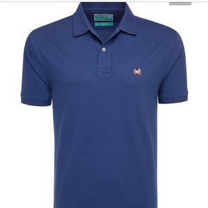 South Florida Clothiers Pique Pima Cotton Polo Shirt Royal Blue Large